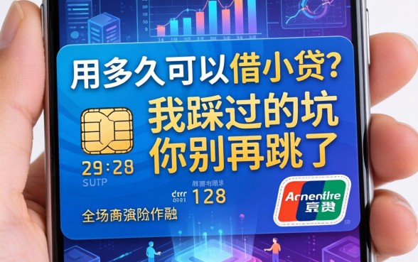 手机卡用多久可以借小贷？我踩过的坑你别再跳了