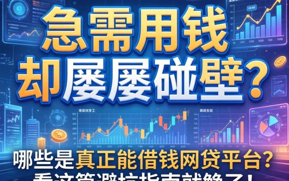 急需用钱却屡屡碰壁？哪些是真正能借钱的网贷平台？看这篇避坑指南就够了！