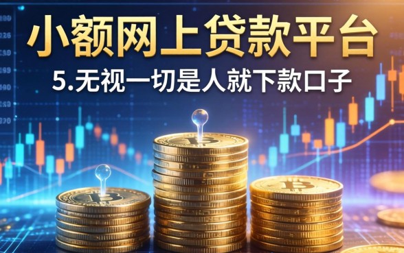小额网上贷款平台，细致阐述五个无视一切是人就下款口子