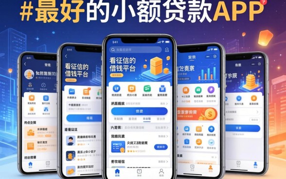 最好通过的小额贷款app，陈列五个不看征信的借钱平台