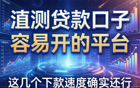 实测贷款口子容易开的平台，这几个下款速度确实还行