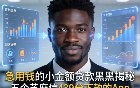 急用钱的小额贷款黑户，揭秘五个芝麻信用439分下款的app
