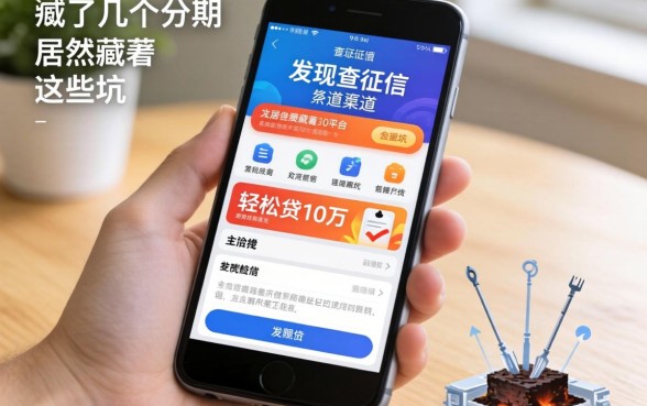 我试了几个分期手机不查征信的渠道，发现轻松贷10万的平台居然藏着这些坑