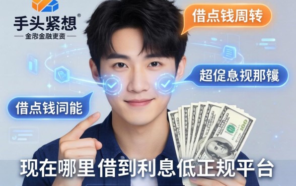 手头紧想借点钱周转，请问现在哪里能借到利息低的正规平台？
