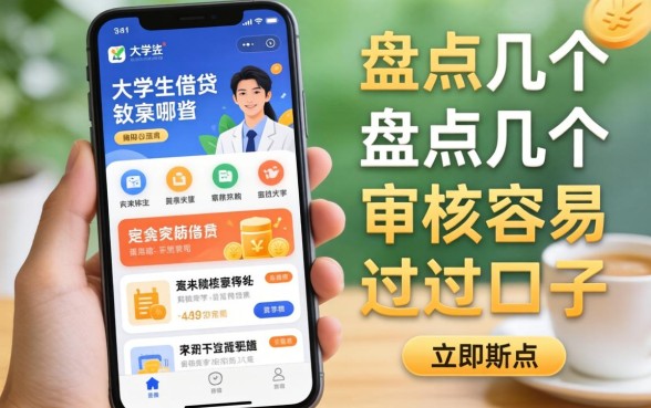 大学生手机借钱软件有哪些？盘点几个审核容易过的口子