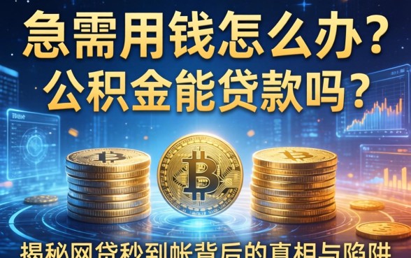 急需用钱怎么办？公积金能贷款吗？揭秘网贷秒到帐背后的真相与陷阱