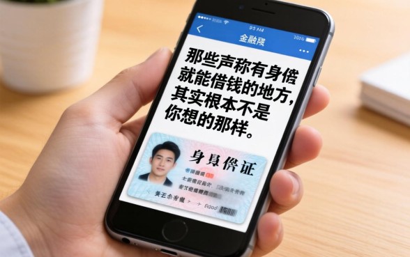 我翻遍了手机，发现那些声称有身份证就能借钱的地方，其实根本不是你想的那样