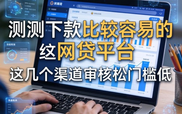 实测下款比较容易的网贷平台，这几个渠道审核松门槛低