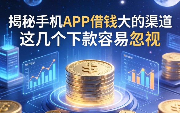 揭秘手机APP借钱大的渠道，这几个下款容易忽视