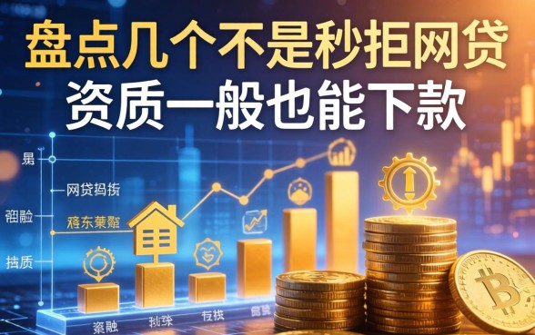 盘点几个不是秒拒的网贷，资质一般也能下款