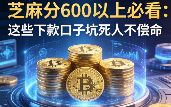 芝麻分600以上必看：这些下款口子坑死人不偿命