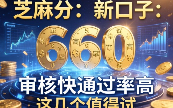 芝麻分660的新口子：审核快通过率高，这几个值得试