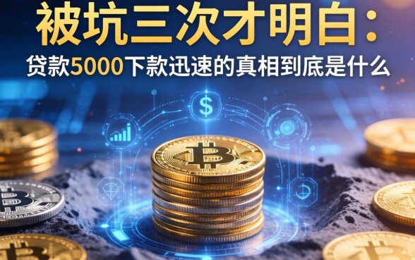 被坑三次才明白：贷款5000下款迅速的真相到底是什么