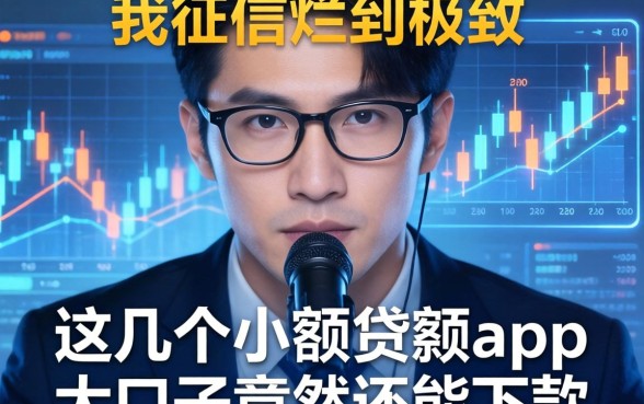 我征信烂到极致，这几个小额贷款app大口子竟然还能下款