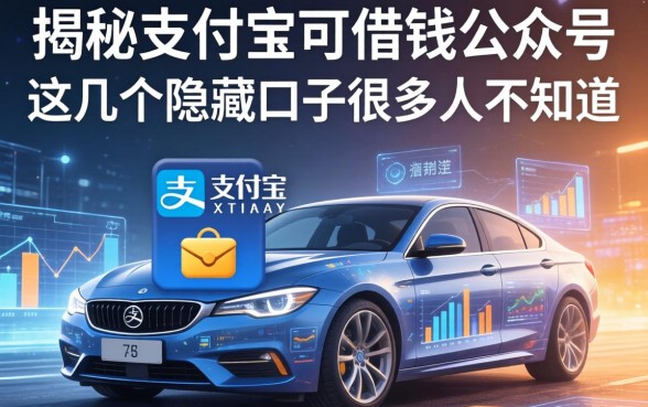 揭秘支付宝可借钱的公众号，这几个隐藏口子很多人不知道