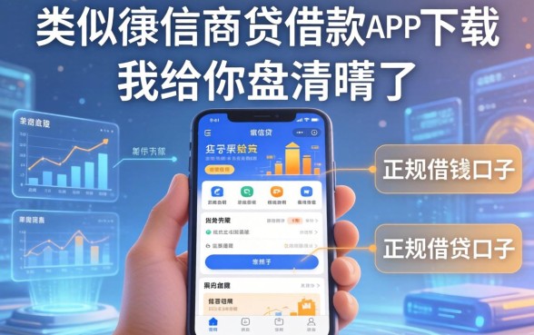 类似捷信商贷借款app下载一样正规的借钱口子，我给你盘清楚了