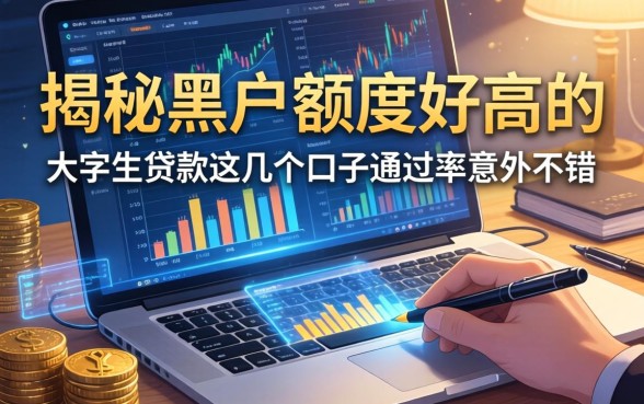 揭秘黑户额度好高的大学生贷款，这几个口子通过率意外不错