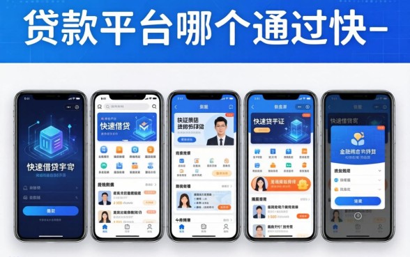 贷款平台哪个通过快-，整理五个手机和身份证快速借钱软件