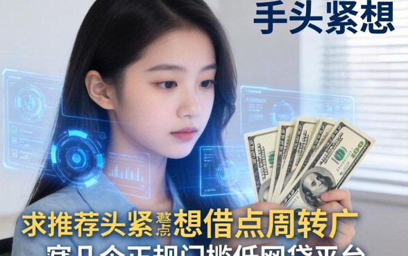 手头紧想借点钱周转，求推荐几个正规门槛低的网贷平台？