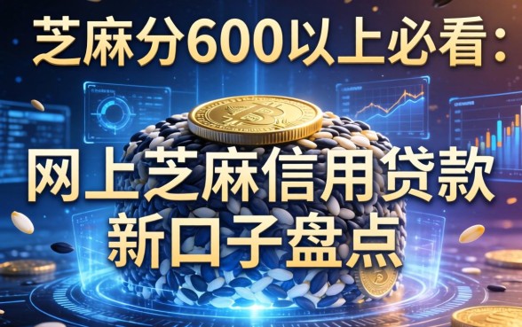 芝麻分600以上必看：网上芝麻信用贷款新口子盘点
