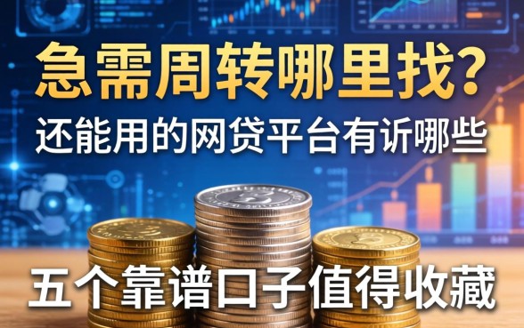 急需周转哪里找?还能用的网贷平台有哪些?这五个靠谱口子值得收藏