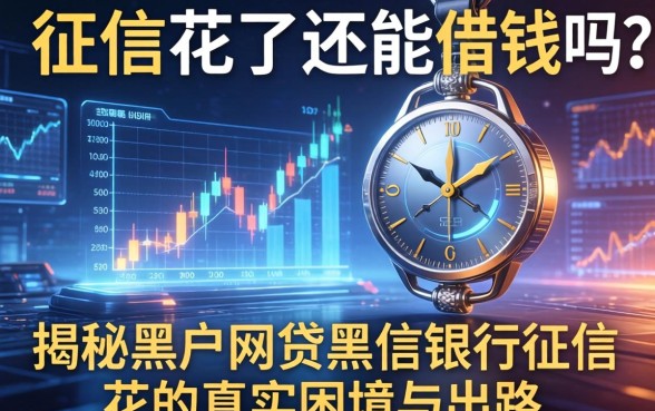 征信花了还能借钱吗？揭秘黑户网贷黑户银行征信花的真实困境与出路