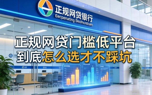 银行内部视角：正规网贷门槛低的平台到底怎么选才不踩坑