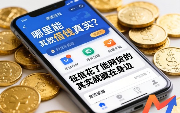 手机上哪里能借钱真实？征信花了能网贷的软件其实就藏在身边