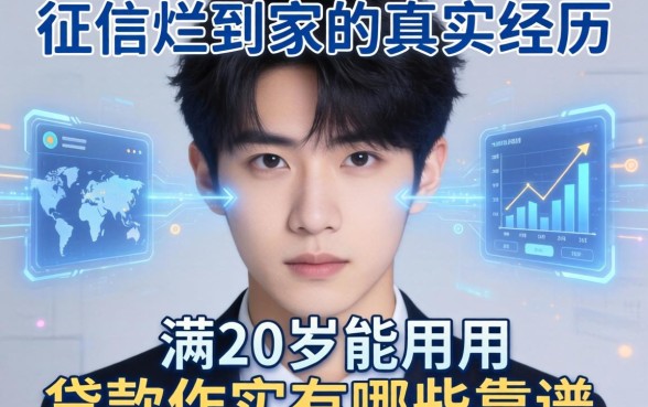 征信烂到家的真实经历：满20岁能用的贷款软件有哪些靠谱