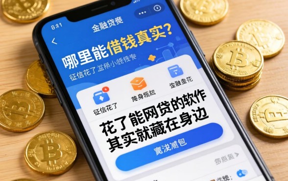 手机上哪里能借钱真实？征信花了能网贷的软件其实就藏在身边