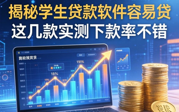 揭秘学生贷款软件容易贷，这几款实测下款率不错