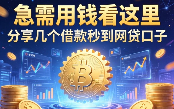 急需用钱看这里，分享几个借款秒到网贷口子