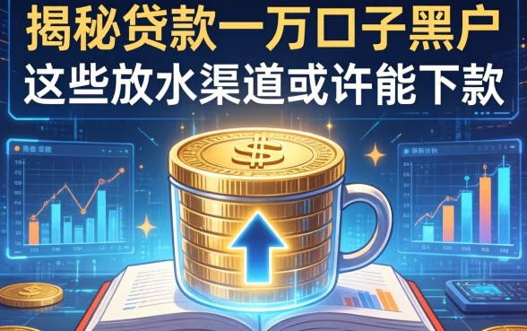 揭秘贷款一万口子黑户，这些放水渠道或许能下款