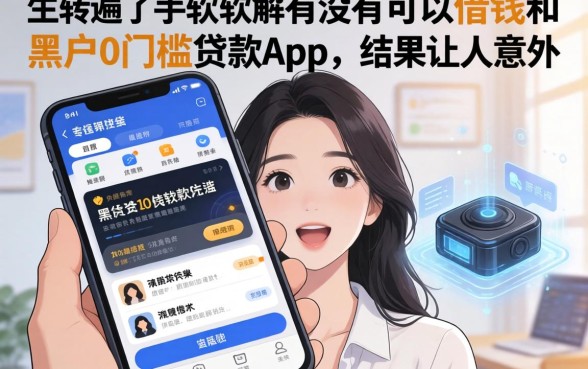 我翻遍了手机软解有没有可以借钱的和黑户0门槛贷款app，结果让人意外
