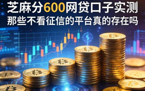 芝麻分600网贷口子实测，那些不看征信的平台真的存在吗