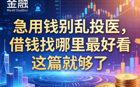 急用钱别乱投医，借钱找哪里最好看这篇就够了