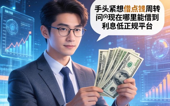手头紧想借点钱周转，请问现在哪里能借到利息低的正规平台？