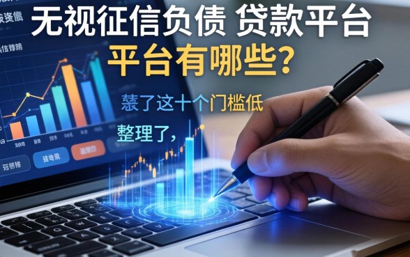 无视征信负债的贷款平台有哪些？整理了这十个门槛低的