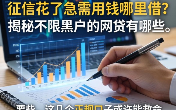 征信花了急需用钱哪里借？揭秘不限黑户的网贷有哪些，这几个正规口子或许能救命