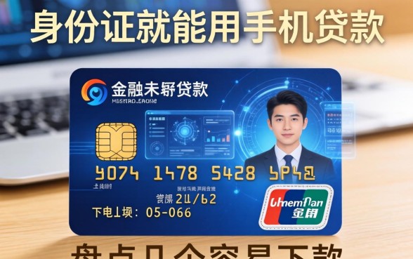 有银行卡身份证就能用手机贷款，盘点几个容易下款的