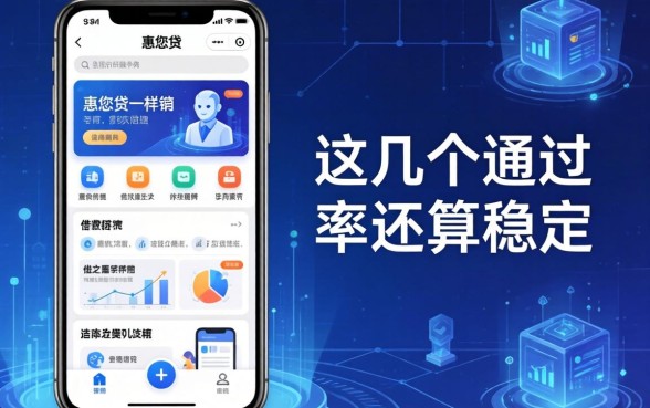 类似惠您贷一样的借款软件，这几个通过率还算稳定
