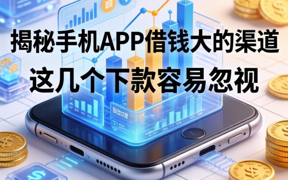 揭秘手机APP借钱大的渠道，这几个下款容易忽视