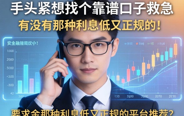 手头紧想找个靠谱口子救急，有没有那种利息低又正规的平台推荐？