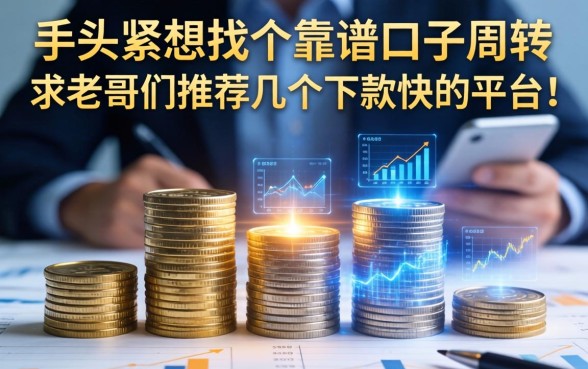 手头紧想找个靠谱口子周转，求老哥们推荐几个下款快的平台！