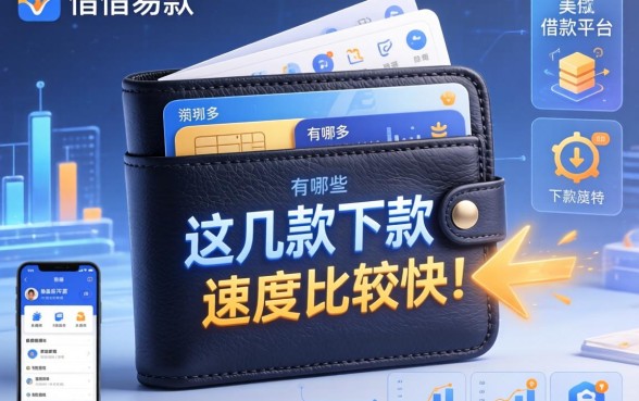 类似易借钱包的借款平台有哪些？这几款下款速度比较快