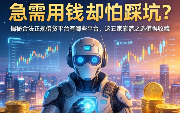 急需用钱却怕踩坑？揭秘合法正规的借贷平台有哪些平台，这五家靠谱之选值得收藏
