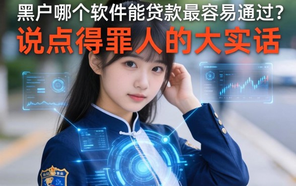黑户哪个软件能贷款最容易通过？说点得罪人的大实话