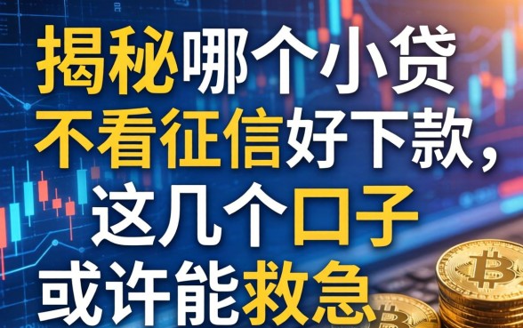 揭秘哪个小贷不看征信好下款，这几个口子或许能救急
