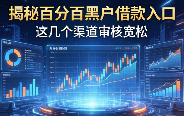 揭秘百分百黑户借款入口，这几个渠道审核宽松