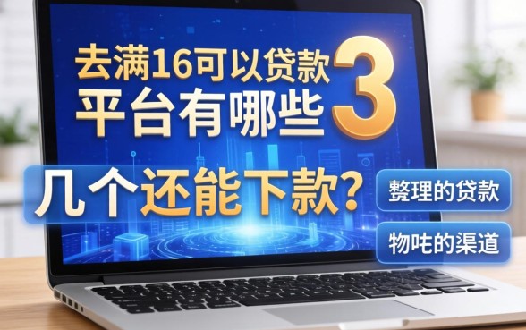 未满16可以贷款平台有哪些？整理几个还能下款的渠道